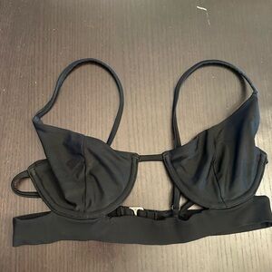 Revolve Black Bra style Bikini Top